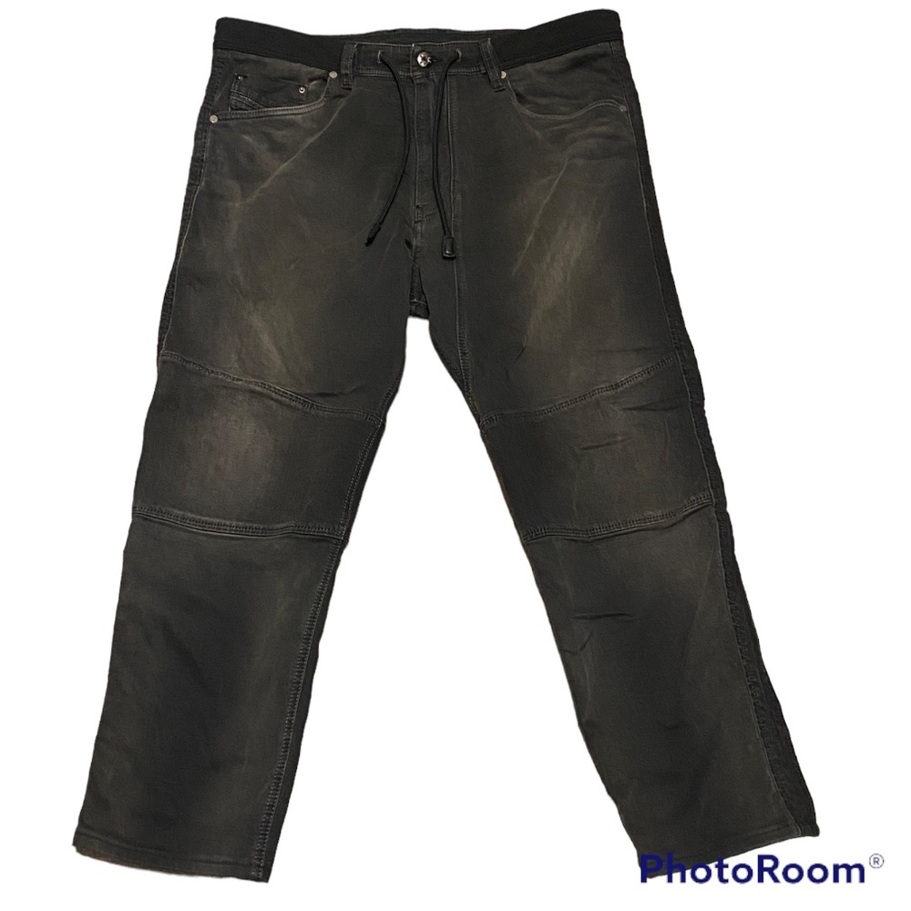 Diesel Narrot Denim Jean Sweats  | Dark grey/Black | Size 32